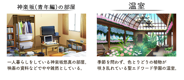 神楽坂（青年編）の部屋・温室